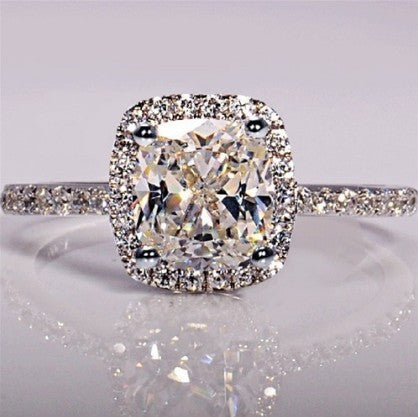 Trendy White Gold Bridal & Engagement Ring