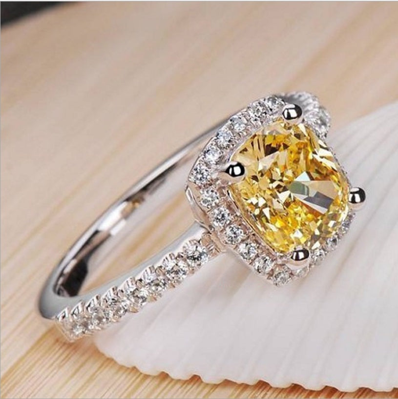 Trendy White Gold Bridal & Engagement Ring