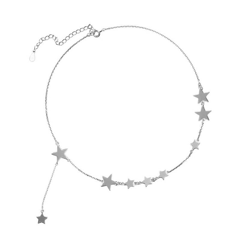 Delicate Star Pendant Short Clavicle Necklace