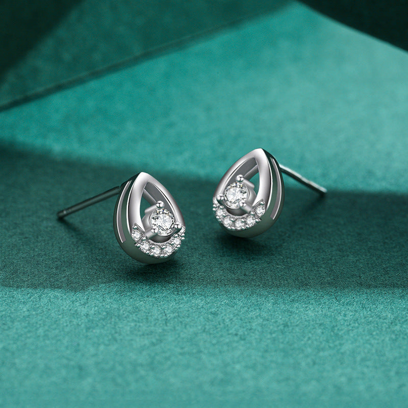Elegant 925 Sterling Silver Drop Earrings