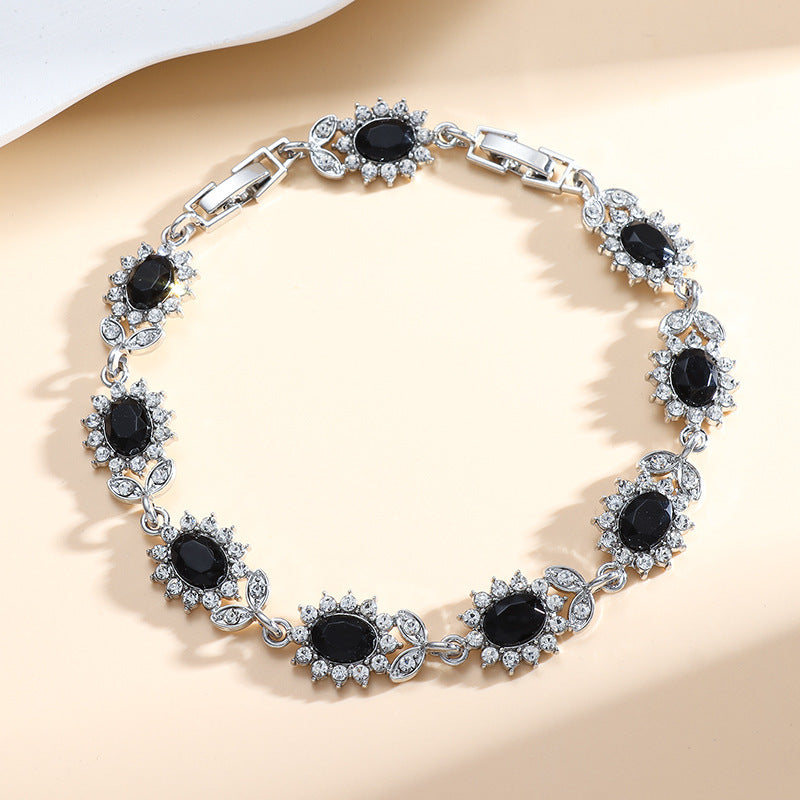 Zircon Inlay Women’s Trendy Bracelet
