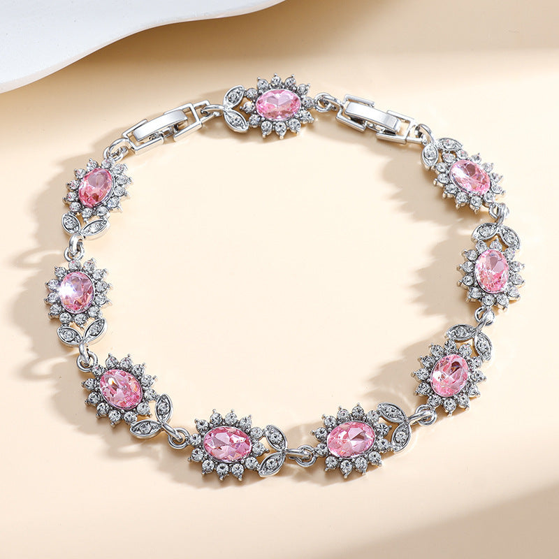 Zircon Inlay Women’s Trendy Bracelet