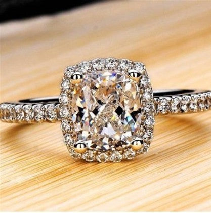 Trendy White Gold Bridal & Engagement Ring