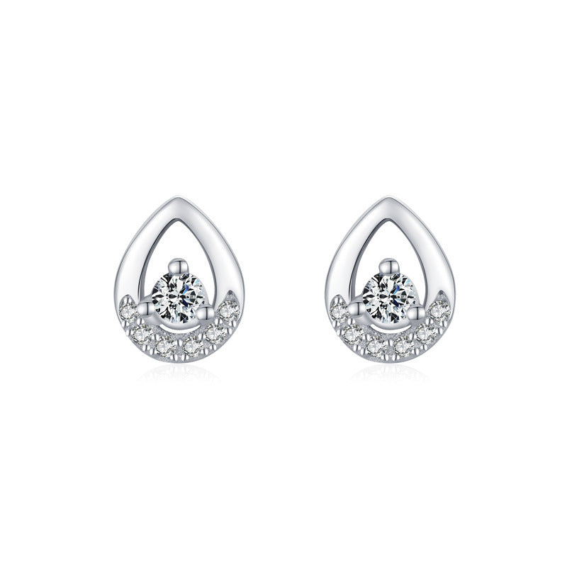 Elegant 925 Sterling Silver Drop Earrings