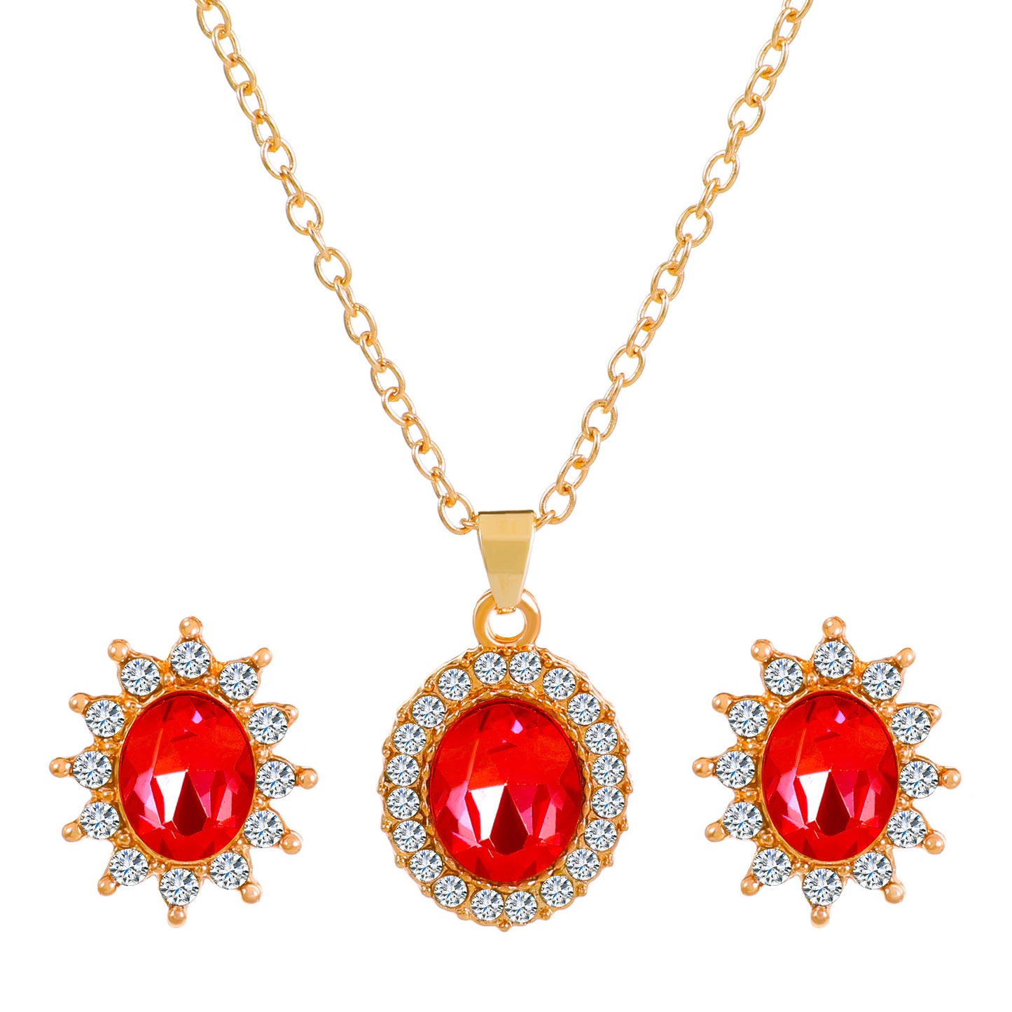 SUNFLOWER Necklace  And Earrings Set