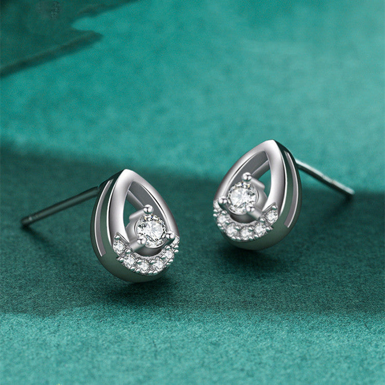 Elegant 925 Sterling Silver Drop Earrings