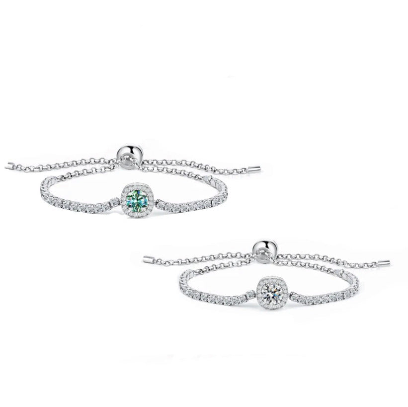S925 Sterling Silver Moissanite Bracelet