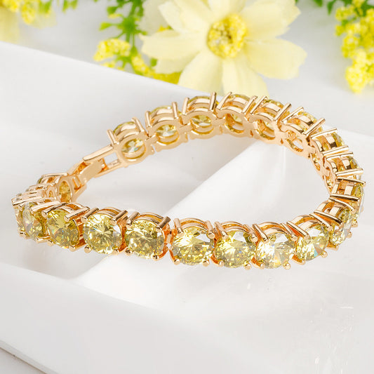 Zircon Electroplated Bracelet Fashion Radiation Protection