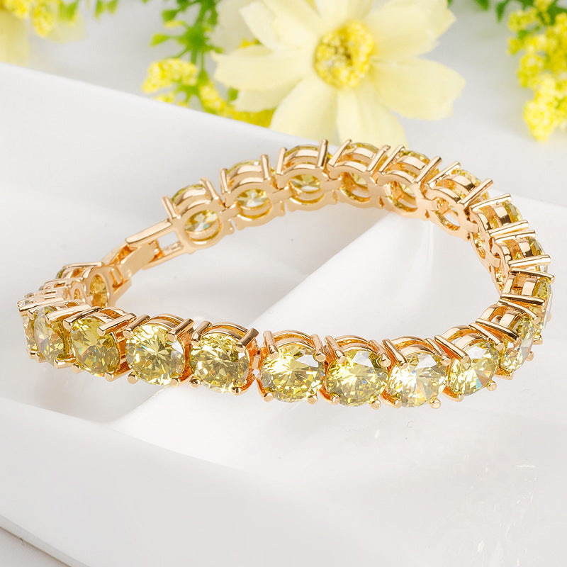 Zircon Electroplated Bracelet Fashion Radiation Protection