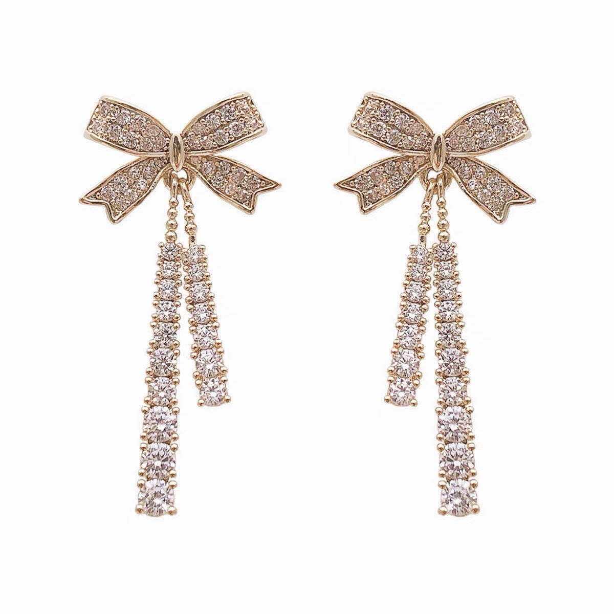 Charming Fairy Bow Stud Earrings – Unique Design