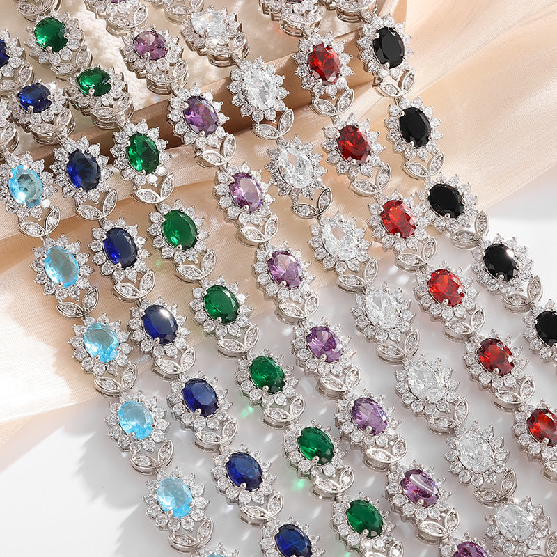 Zircon Inlay Women’s Trendy Bracelet
