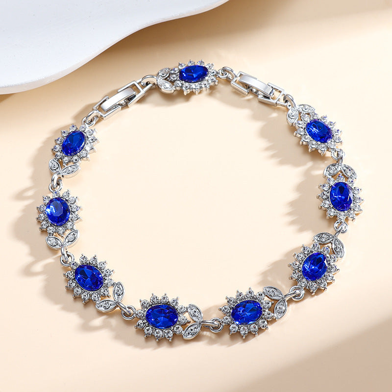 Zircon Inlay Women’s Trendy Bracelet