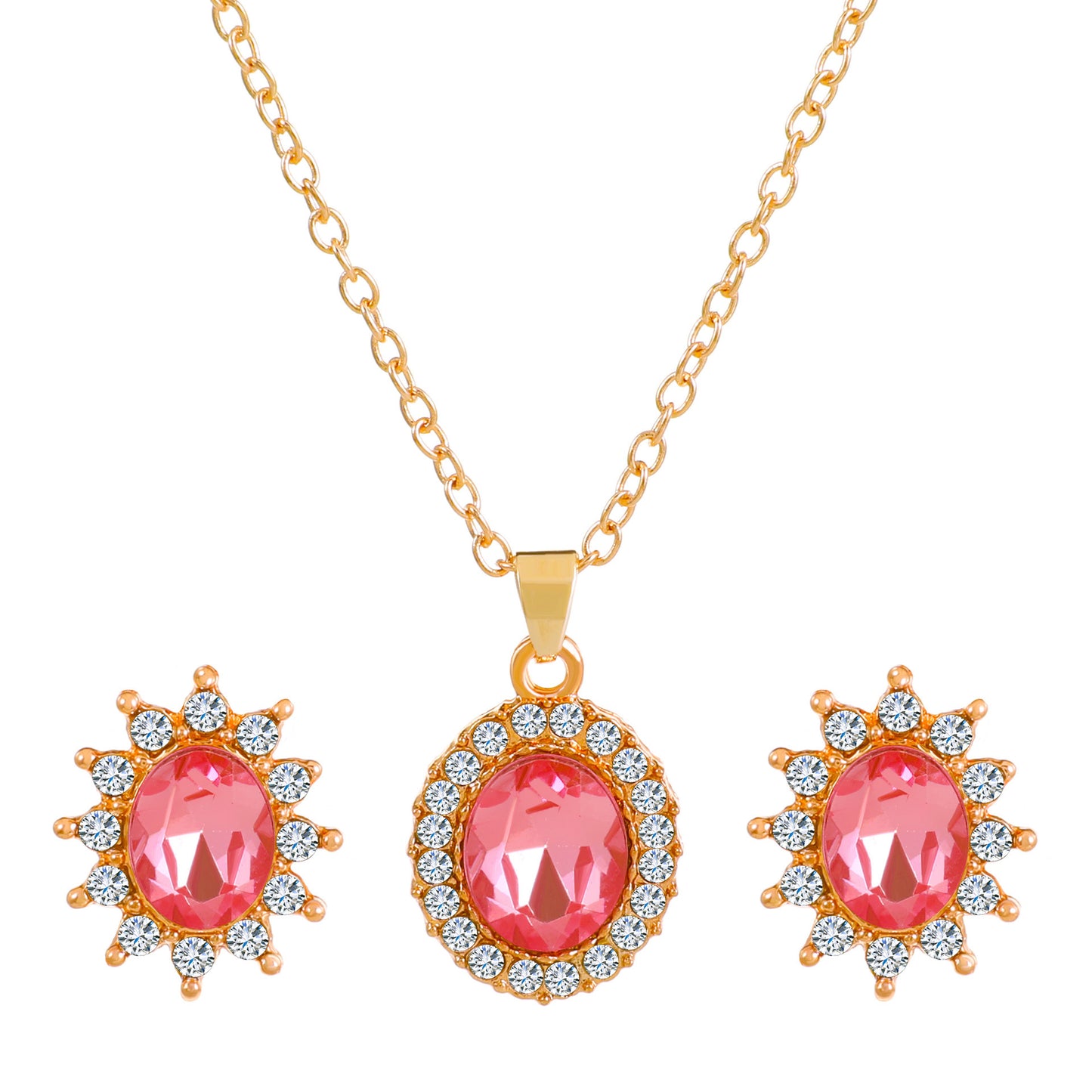 SUNFLOWER Necklace  And Earrings Set