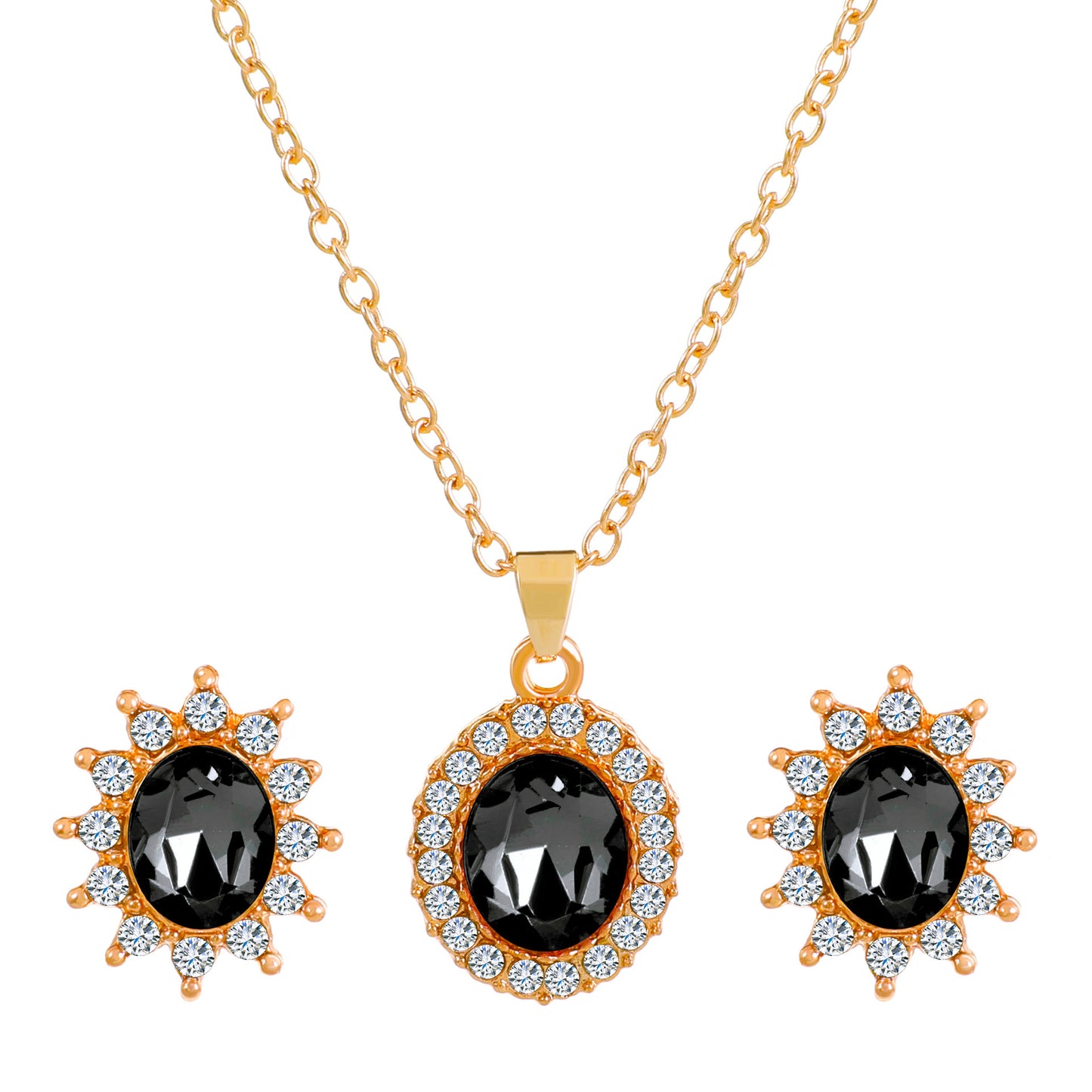 SUNFLOWER Necklace  And Earrings Set