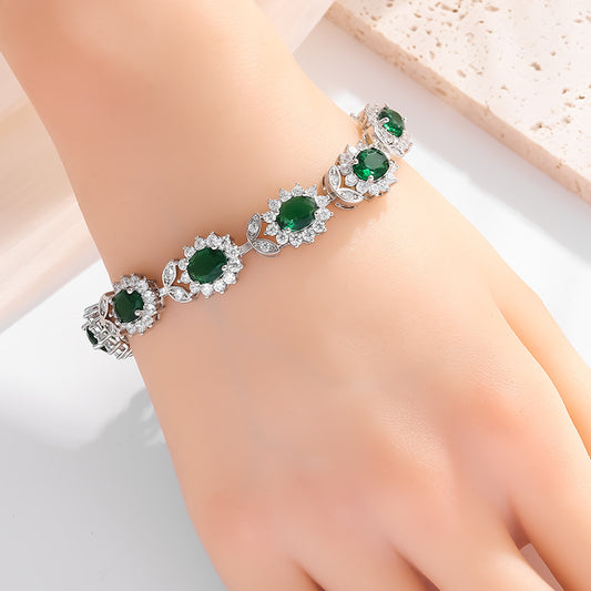 Zircon Inlay Women’s Trendy Bracelet