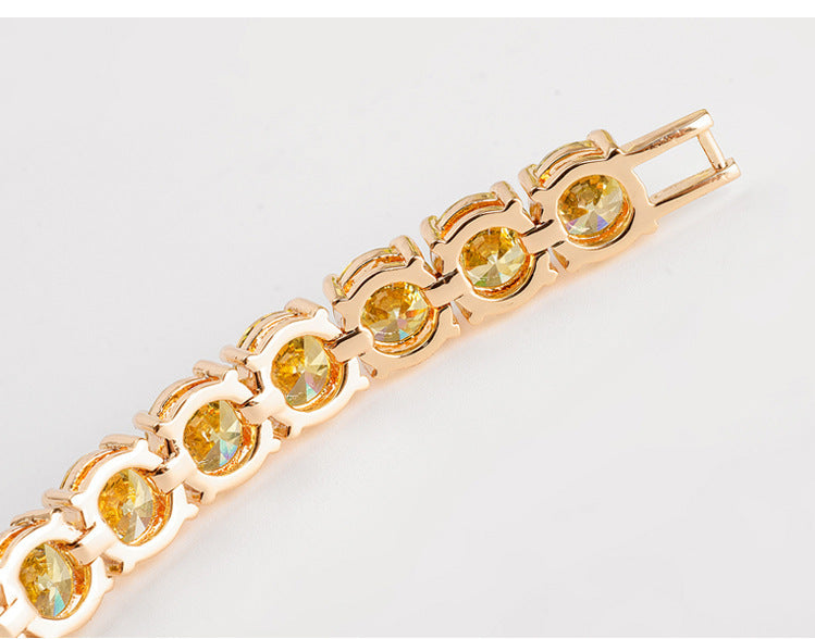 Zircon Electroplated Bracelet Fashion Radiation Protection