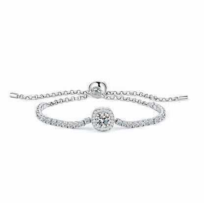 S925 Sterling Silver Moissanite Bracelet