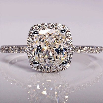 Trendy White Gold Bridal & Engagement Ring