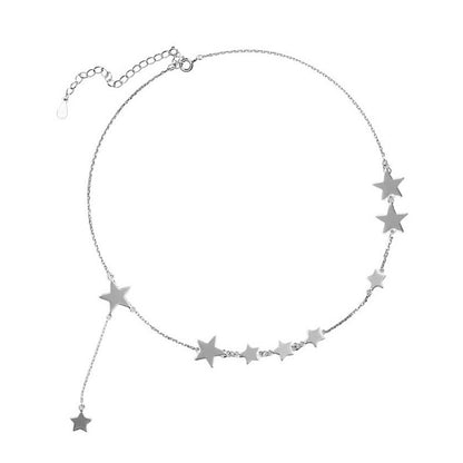 Delicate Star Pendant Short Clavicle Necklace