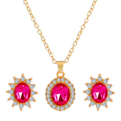 SUNFLOWER Necklace  And Earrings Set