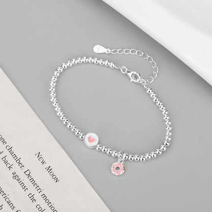 Cute Heart Donut Bracelet