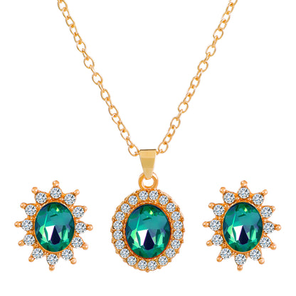 SUNFLOWER Necklace  And Earrings Set