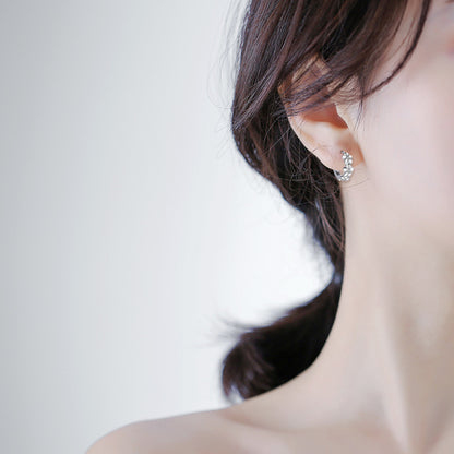 S925 Silver Flower Earrings