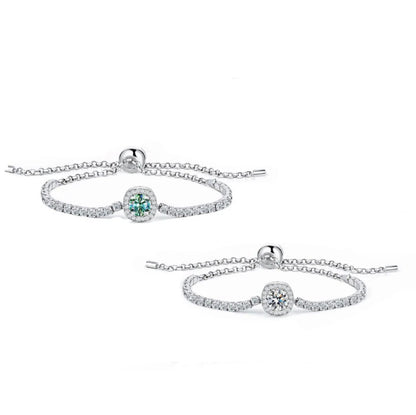 S925 Sterling Silver Moissanite Bracelet
