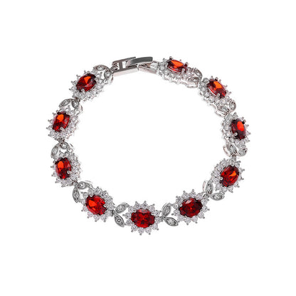 Zircon Inlay Women’s Trendy Bracelet