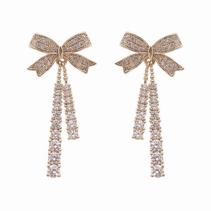Charming Fairy Bow Stud Earrings – Unique Design