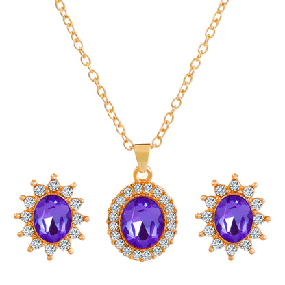 SUNFLOWER Necklace  And Earrings Set