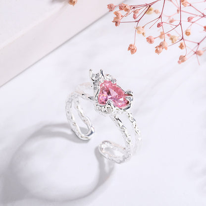 Fashion Elegant Heart Ring