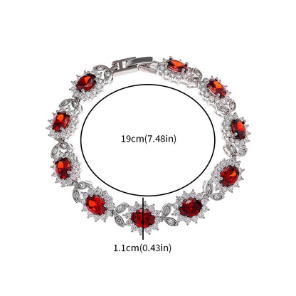 Zircon Inlay Women’s Trendy Bracelet