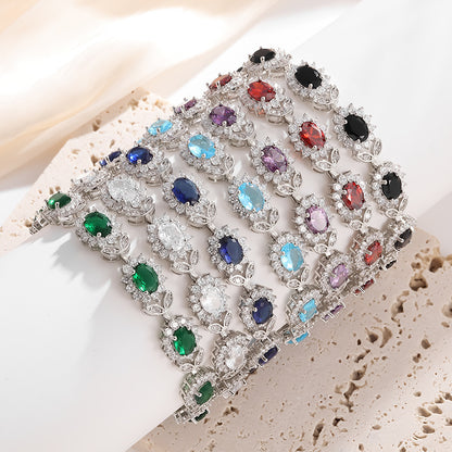 Zircon Inlay Women’s Trendy Bracelet
